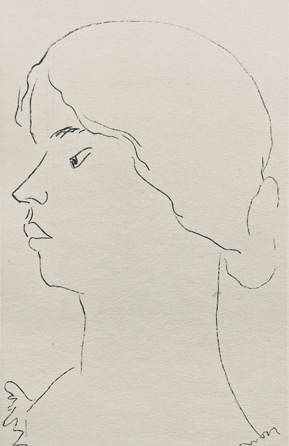 Henri Matisse, Composition (Dutel 3), Dessins De Henri-Matisse, Lithograph