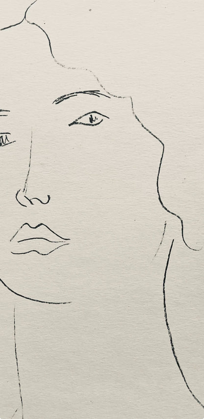 Henri Matisse, Composition (Dutel 3), Dessins De Henri-Matisse, Lithograph