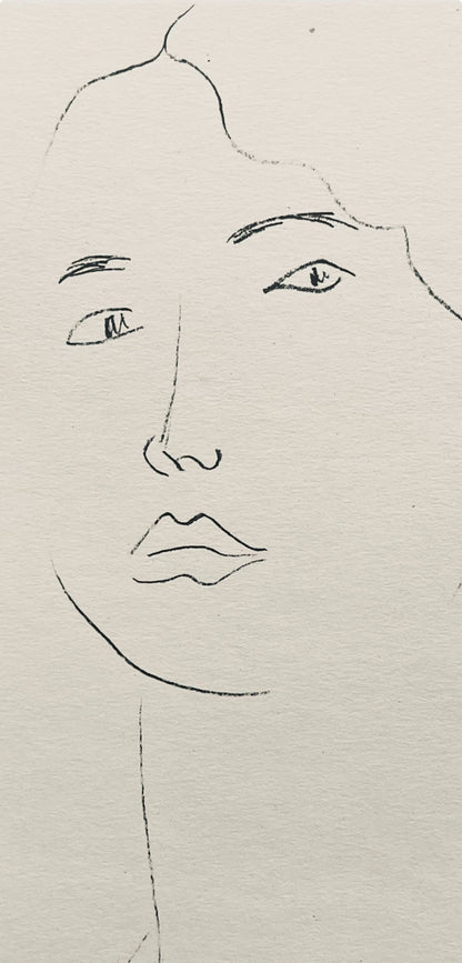 Henri Matisse, Composition (Dutel 3), Dessins De Henri-Matisse, Lithograph