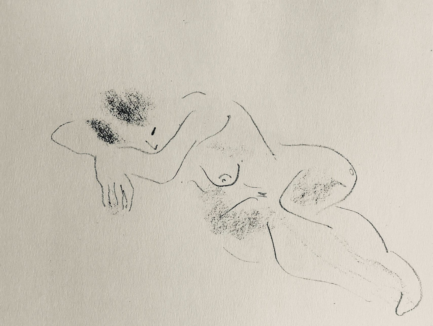 Henri Matisse, Composition (Dutel 3), Dessins De Henri-Matisse, Lithograph