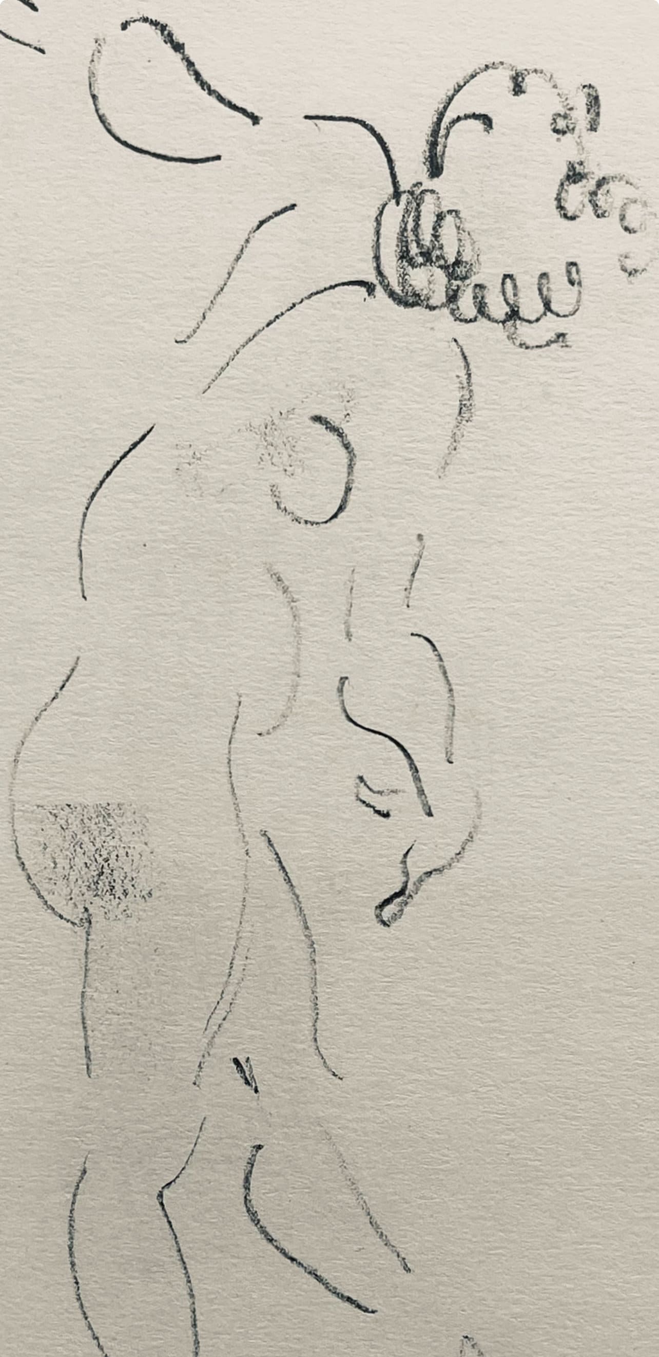 Henri Matisse, Composition (Dutel 3), Dessins De Henri-Matisse, Lithograph