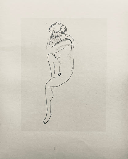 Henri Matisse, Composition (Dutel 3), Dessins De Henri-Matisse, Lithograph