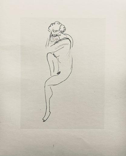 Henri Matisse, Composition (Dutel 3), Dessins De Henri-Matisse, Lithograph
