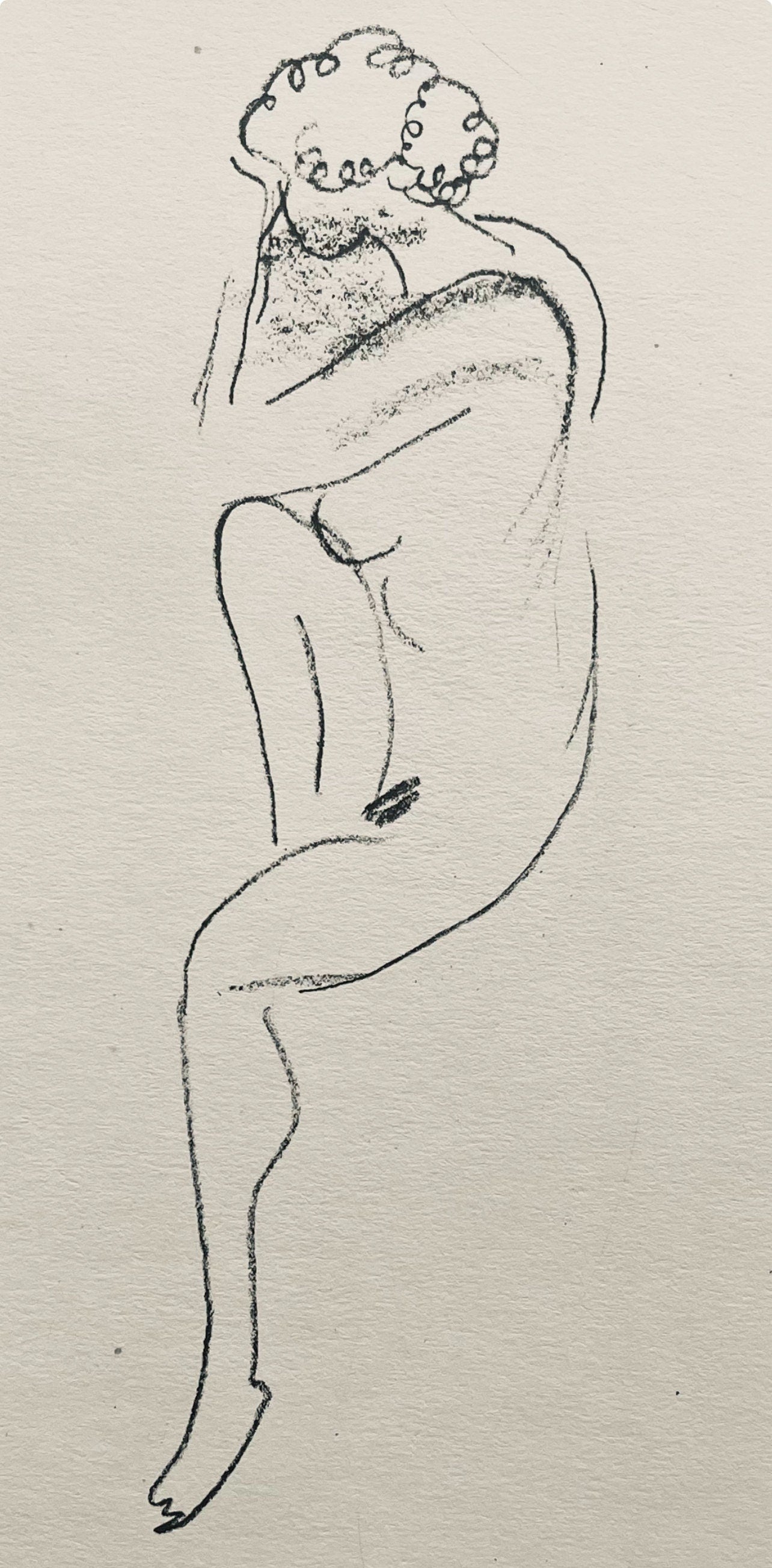 Henri Matisse, Composition (Dutel 3), Dessins De Henri-Matisse, Lithograph