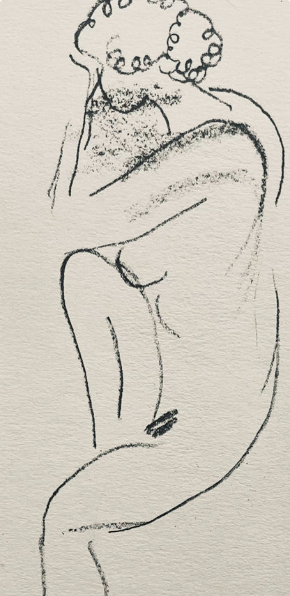 Henri Matisse, Composition (Dutel 3), Dessins De Henri-Matisse, Lithograph