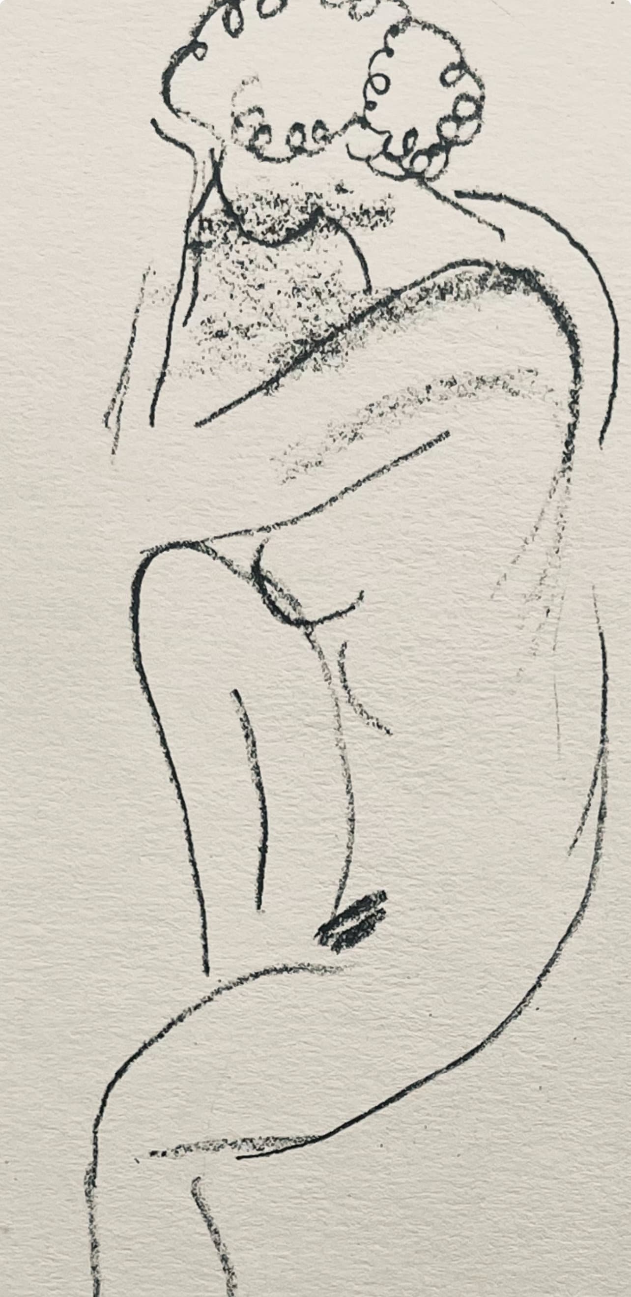 Henri Matisse, Composition (Dutel 3), Dessins De Henri-Matisse, Lithograph