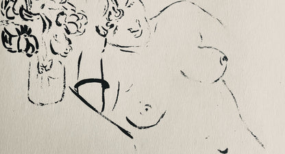 Henri Matisse, Composition (Dutel 3), Dessins De Henri-Matisse, Lithograph