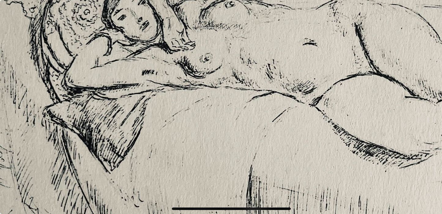 Henri Matisse, Composition (Dutel 3), Dessins De Henri-Matisse, Lithograph