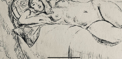 Henri Matisse, Composition (Dutel 3), Dessins De Henri-Matisse, Lithograph