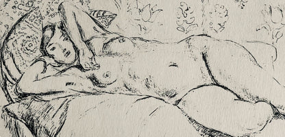 Henri Matisse, Composition (Dutel 3), Dessins De Henri-Matisse, Lithograph