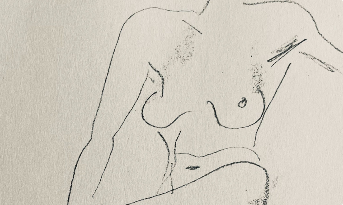 Henri Matisse, Composition (Dutel 3), Dessins De Henri-Matisse, Lithograph