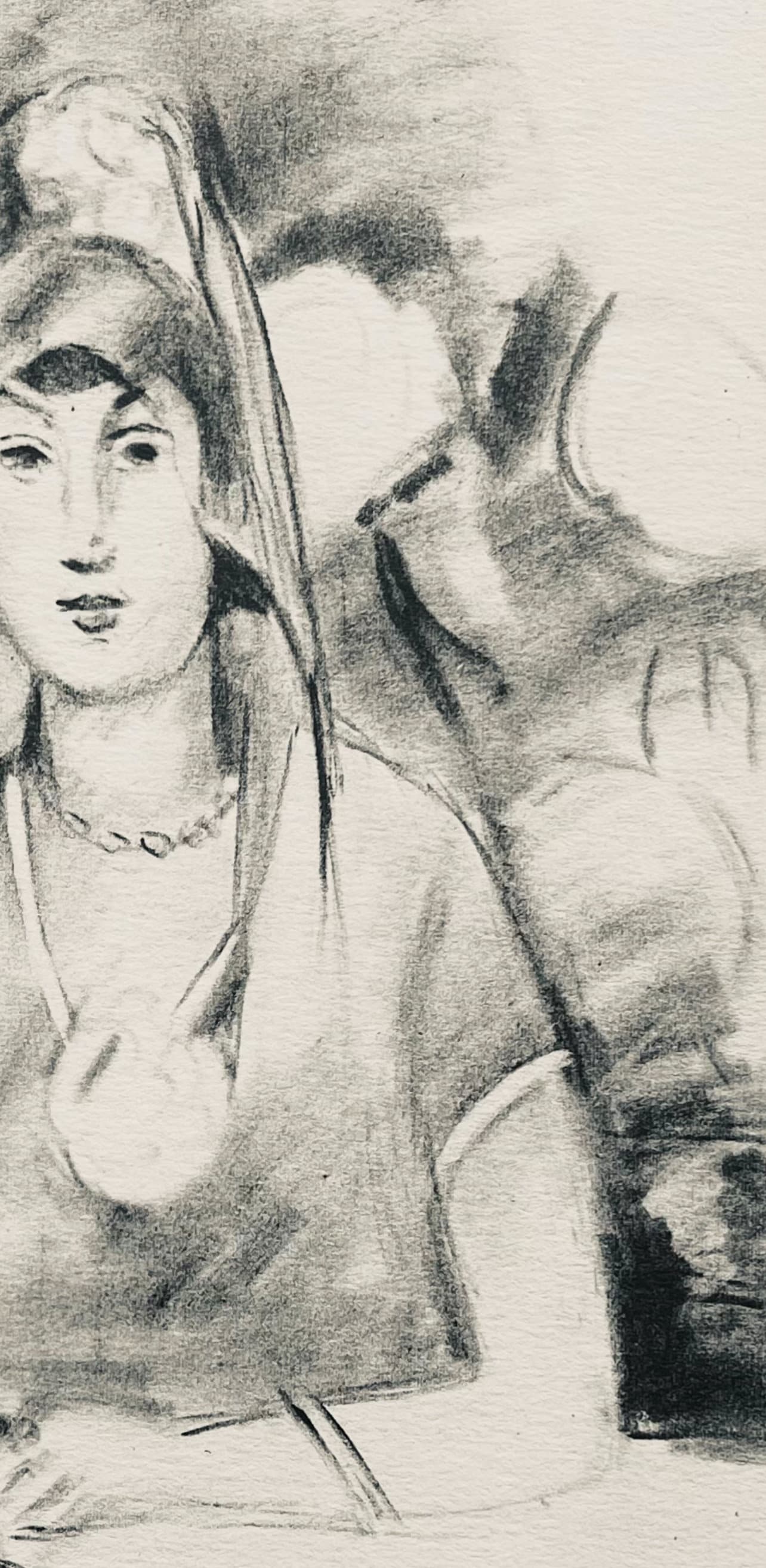 Henri Matisse, Composition (Dutel 3), Dessins De Henri-Matisse, Lithograph