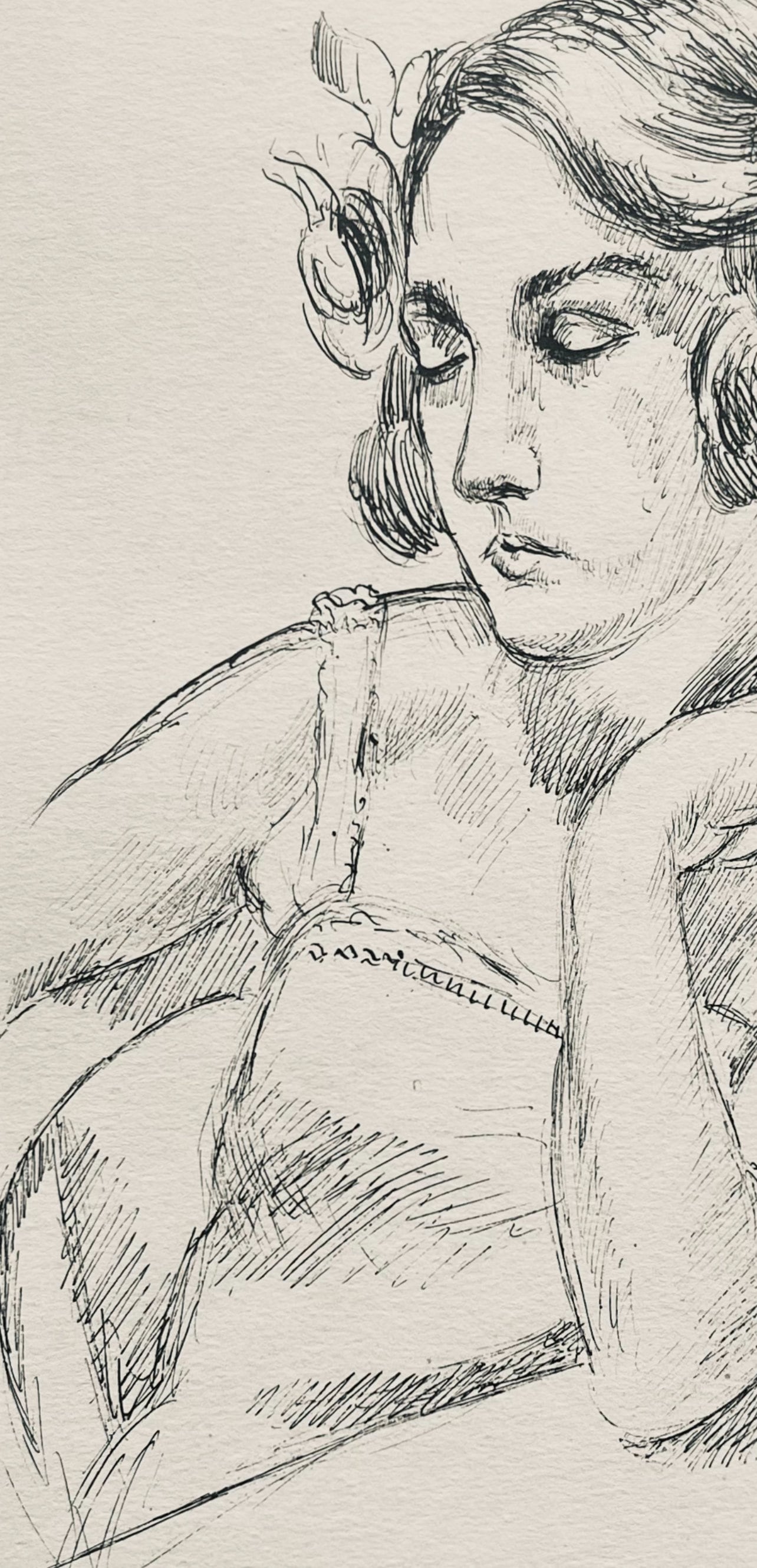 Henri Matisse, Composition (Dutel 3), Dessins De Henri-Matisse, Lithograph