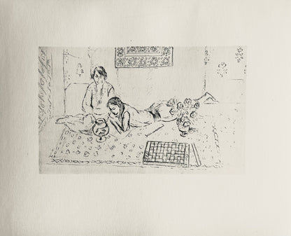 Henri Matisse, Composition (Dutel 3), Dessins De Henri-Matisse, Lithograph