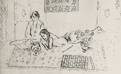 Henri Matisse, Composition (Dutel 3), Dessins De Henri-Matisse, Lithograph
