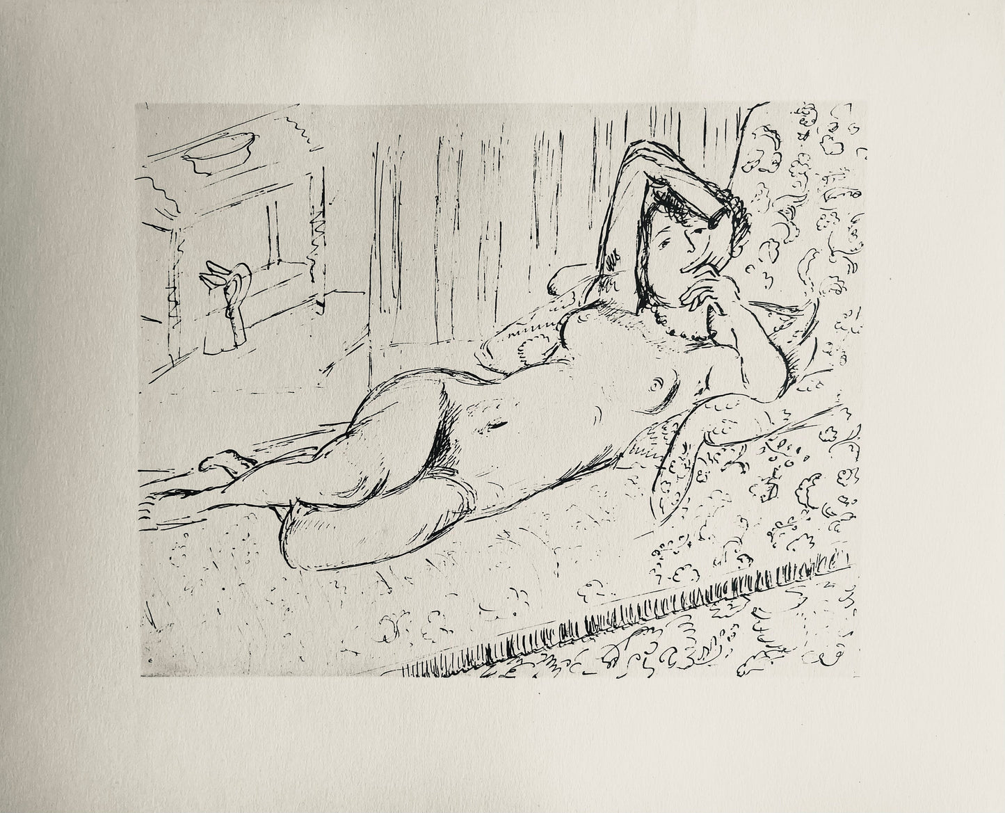 Henri Matisse, Composition (Dutel 3), Dessins De Henri-Matisse, Lithograph