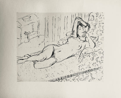 Henri Matisse, Composition (Dutel 3), Dessins De Henri-Matisse, Lithograph