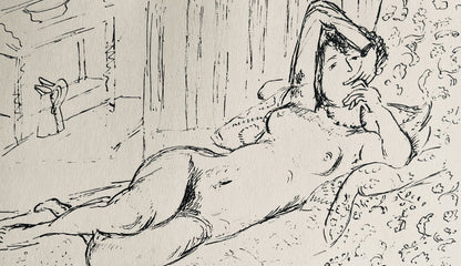 Henri Matisse, Composition (Dutel 3), Dessins De Henri-Matisse, Lithograph