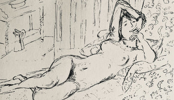 Henri Matisse, Composition (Dutel 3), Dessins De Henri-Matisse, Lithograph