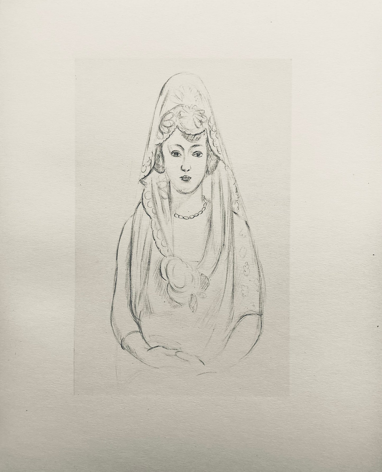 Henri Matisse, Composition (Dutel 3), Dessins De Henri-Matisse, Lithograph