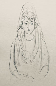 Henri Matisse, Composition (Dutel 3), Dessins De Henri-Matisse, Lithograph