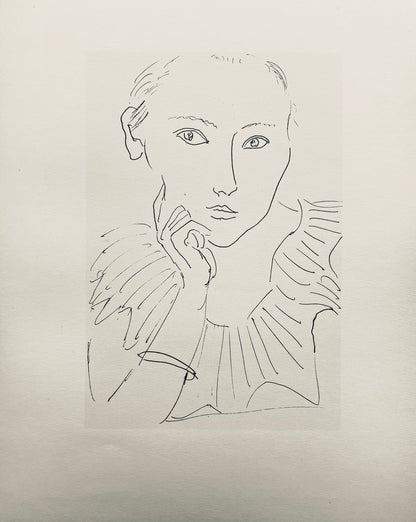Henri Matisse, Composition (Dutel 3), Dessins De Henri-Matisse, Lithograph