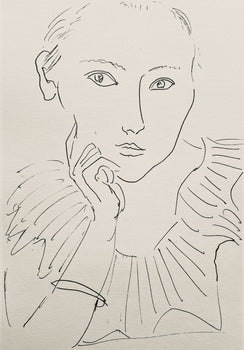 Henri Matisse, Composition (Dutel 3), Dessins De Henri-Matisse, Lithograph