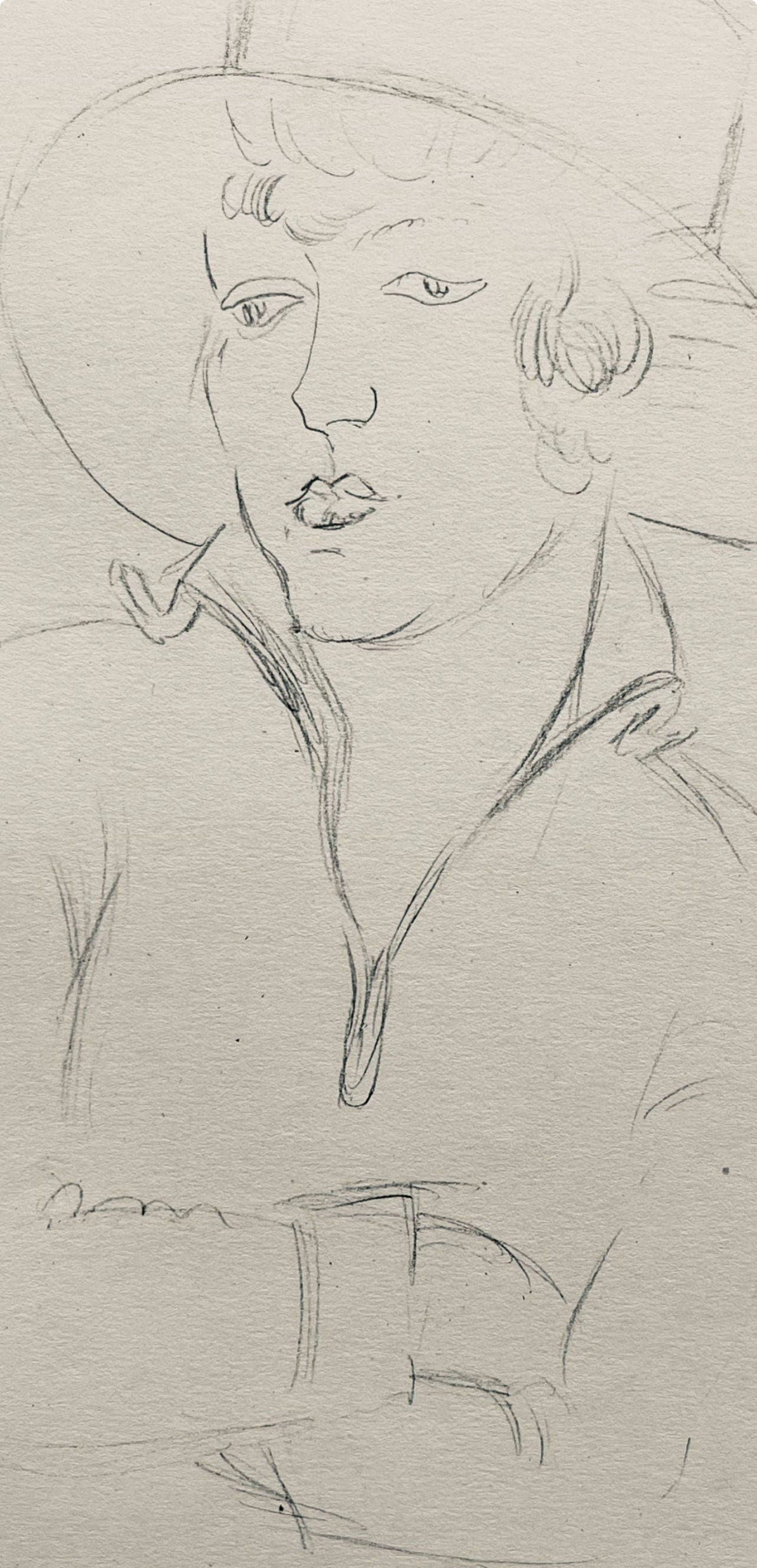 Henri Matisse, Composition (Dutel 3), Dessins De Henri-Matisse, Lithograph