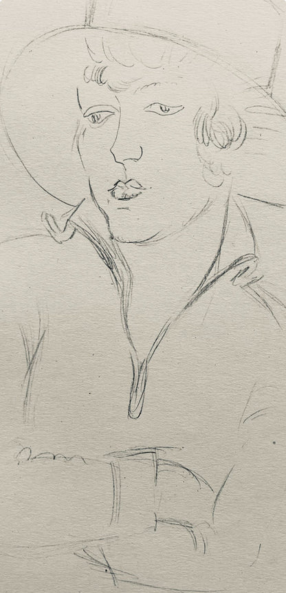 Henri Matisse, Composition (Dutel 3), Dessins De Henri-Matisse, Lithograph