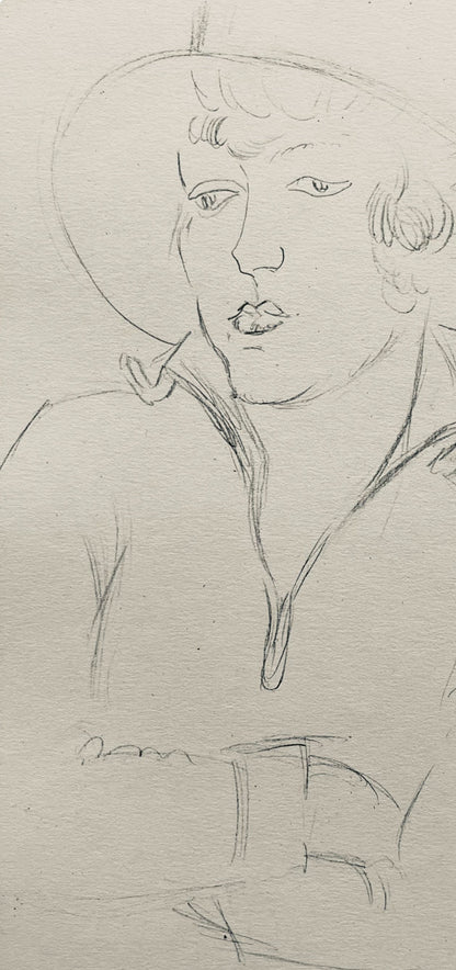 Henri Matisse, Composition (Dutel 3), Dessins De Henri-Matisse, Lithograph