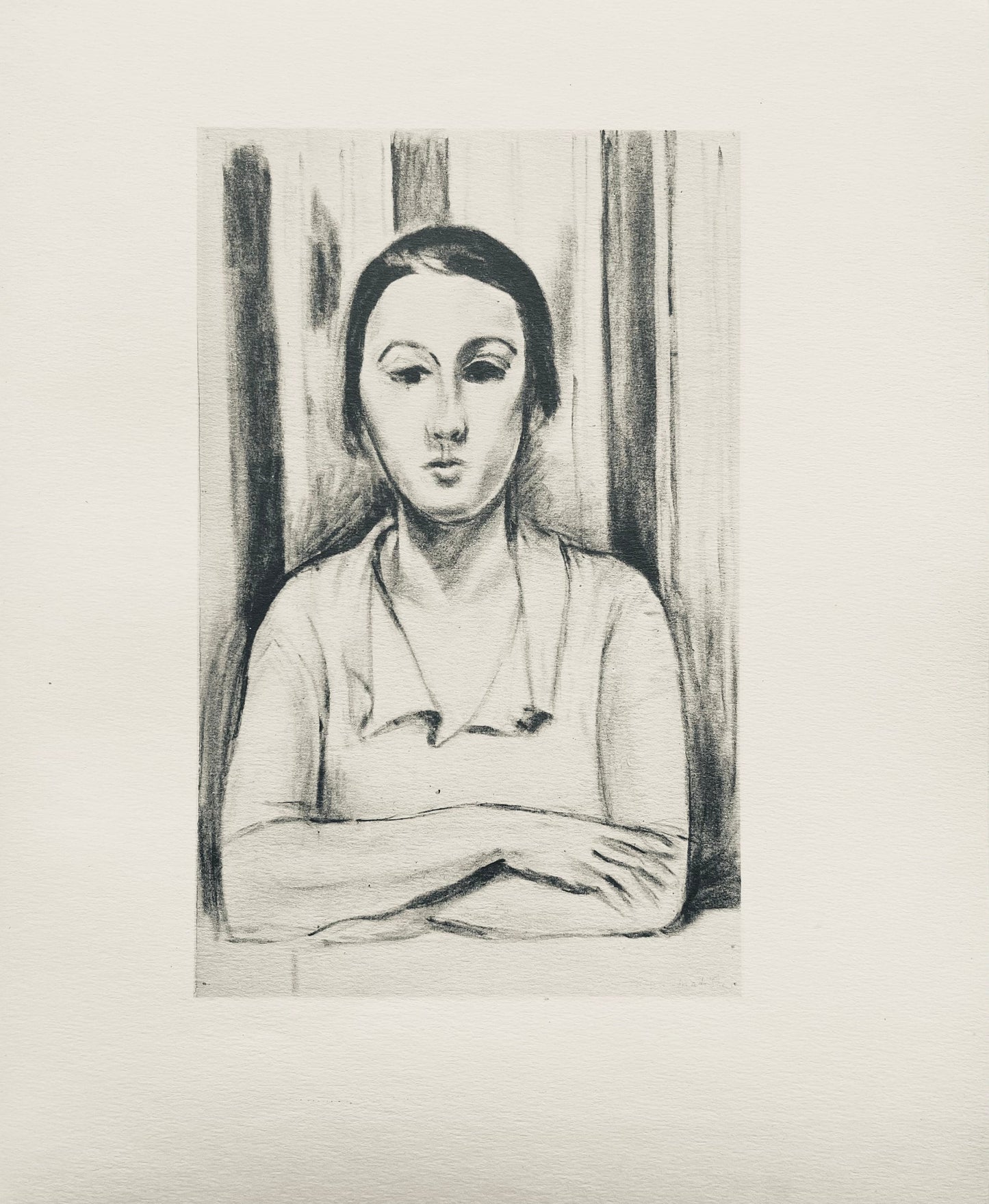 Henri Matisse, Composition (Dutel 3), Dessins De Henri-Matisse, Lithograph