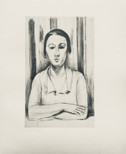 Henri Matisse, Composition (Dutel 3), Dessins De Henri-Matisse, Lithograph