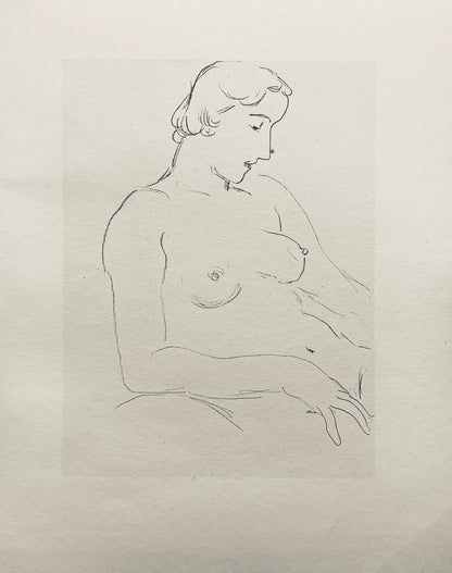 Henri Matisse, Composition (Dutel 3), Dessins De Henri-Matisse, Lithograph
