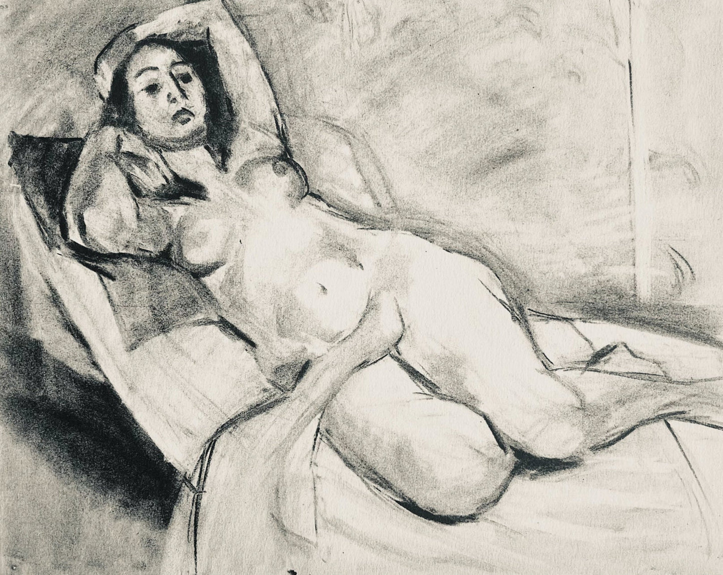 Henri Matisse, Composition (Dutel 3), Dessins De Henri-Matisse, Lithograph