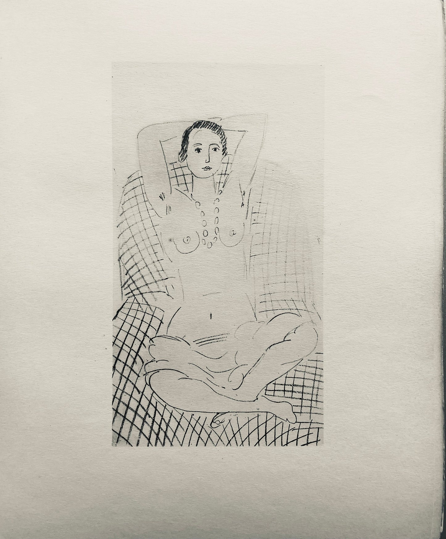 Henri Matisse, Composition (Dutel 3), Dessins De Henri-Matisse, Lithograph