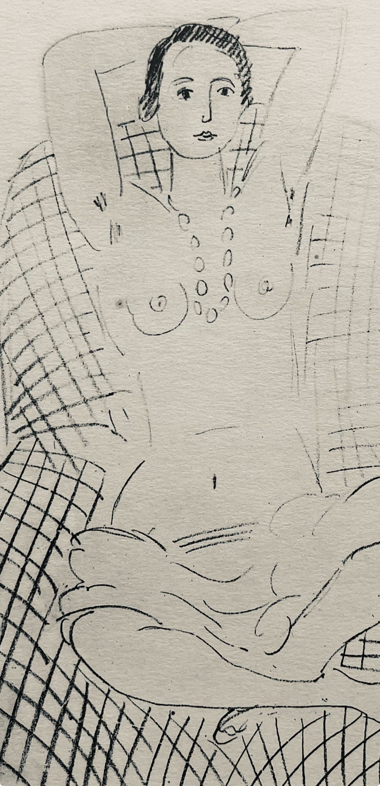 Henri Matisse, Composition (Dutel 3), Dessins De Henri-Matisse, Lithograph