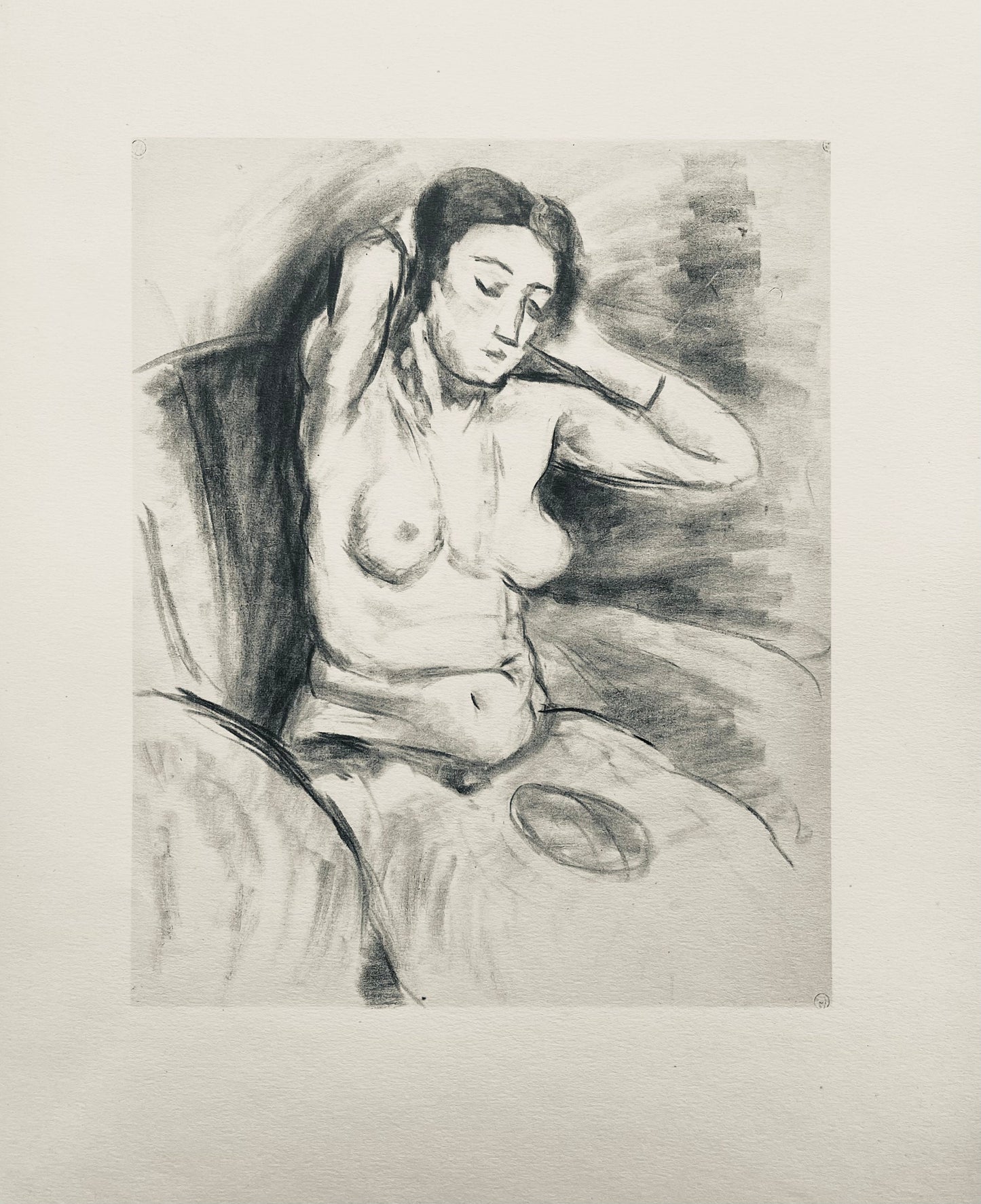 Henri Matisse, Composition (Dutel 3), Dessins De Henri-Matisse, Lithograph