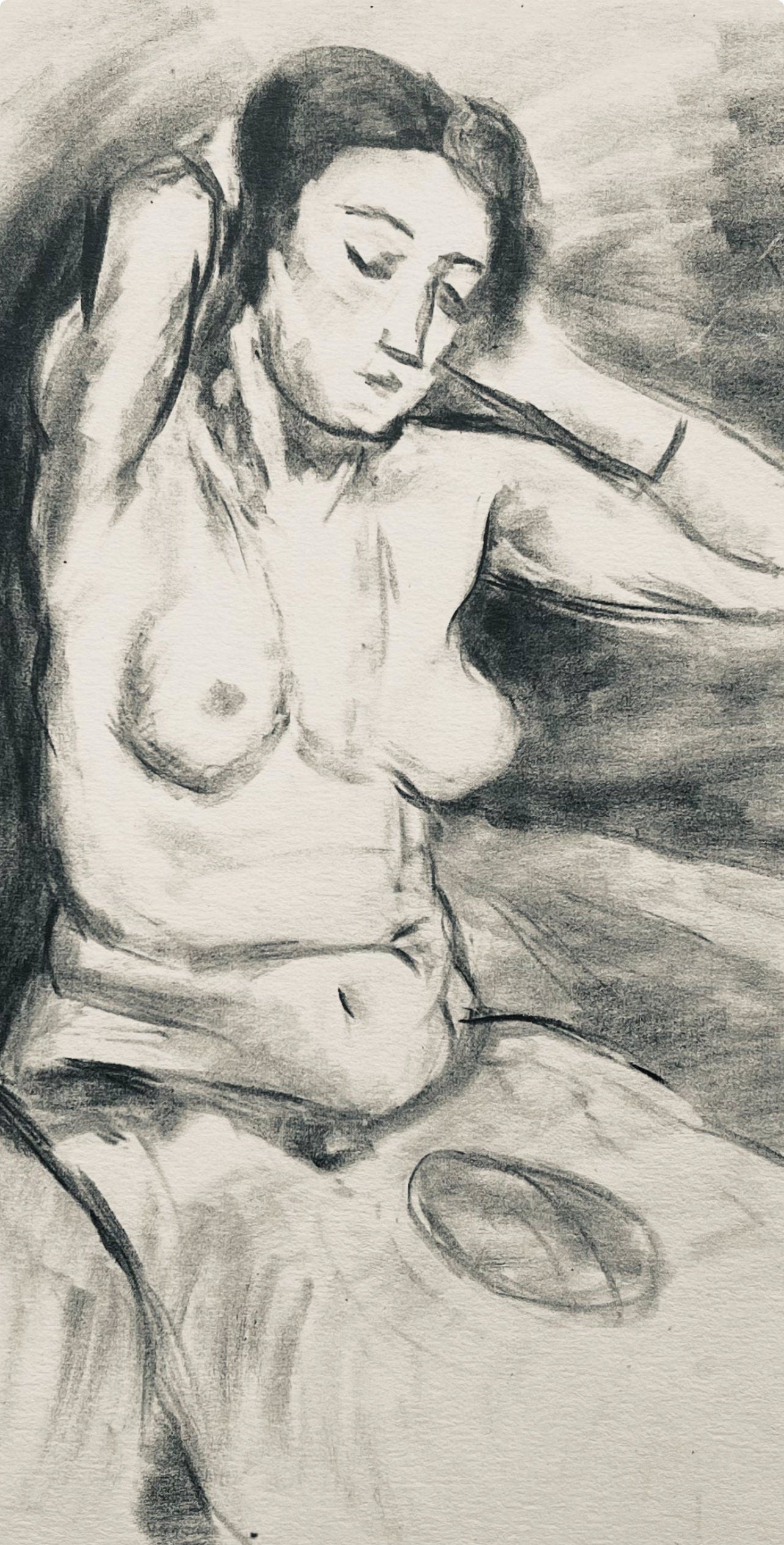 Henri Matisse, Composition (Dutel 3), Dessins De Henri-Matisse, Lithograph