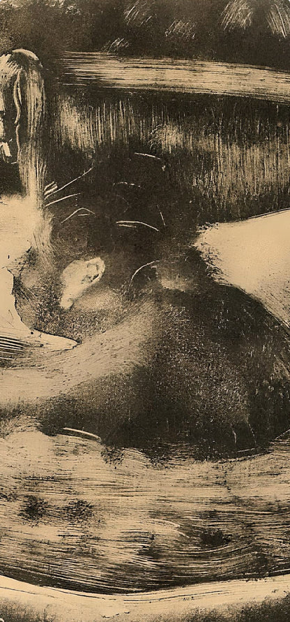 Edgar Degas, Le Bain, E. Degas Monotypes, Monotype