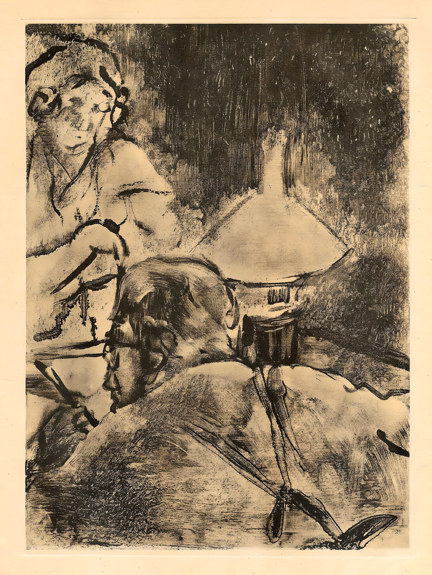 Edgar Degas, Famille Cardinal, E. Degas Monotypes, Monotype