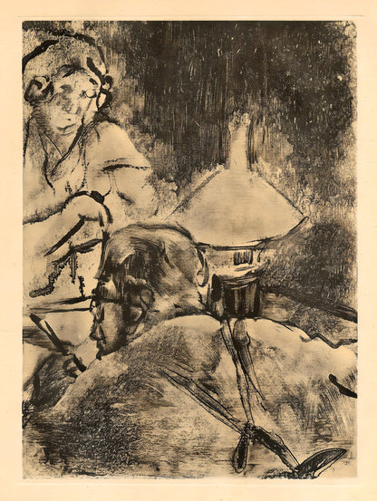 Edgar Degas, Famille Cardinal, E. Degas Monotypes, Monotype