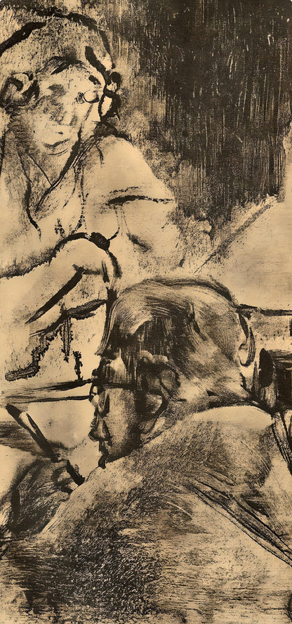 Edgar Degas, Famille Cardinal, E. Degas Monotypes, Monotype
