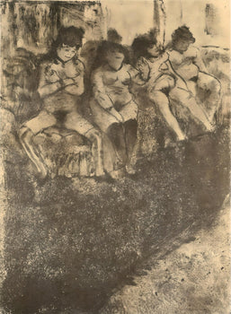 Edgar Degas, On Attend Les Clients, E. Degas Monotypes, Monotype