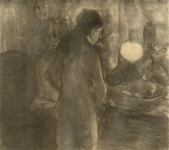 Edgar Degas, La Toilette, E. Degas Monotypes, Monotype