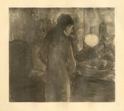 Edgar Degas, La Toilette, E. Degas Monotypes, Monotype