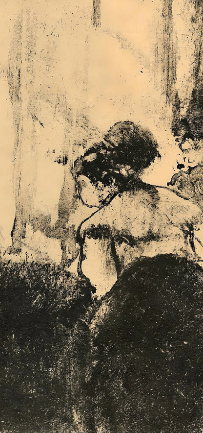 Edgar Degas, La Loge, E. Degas Monotypes, Monotype