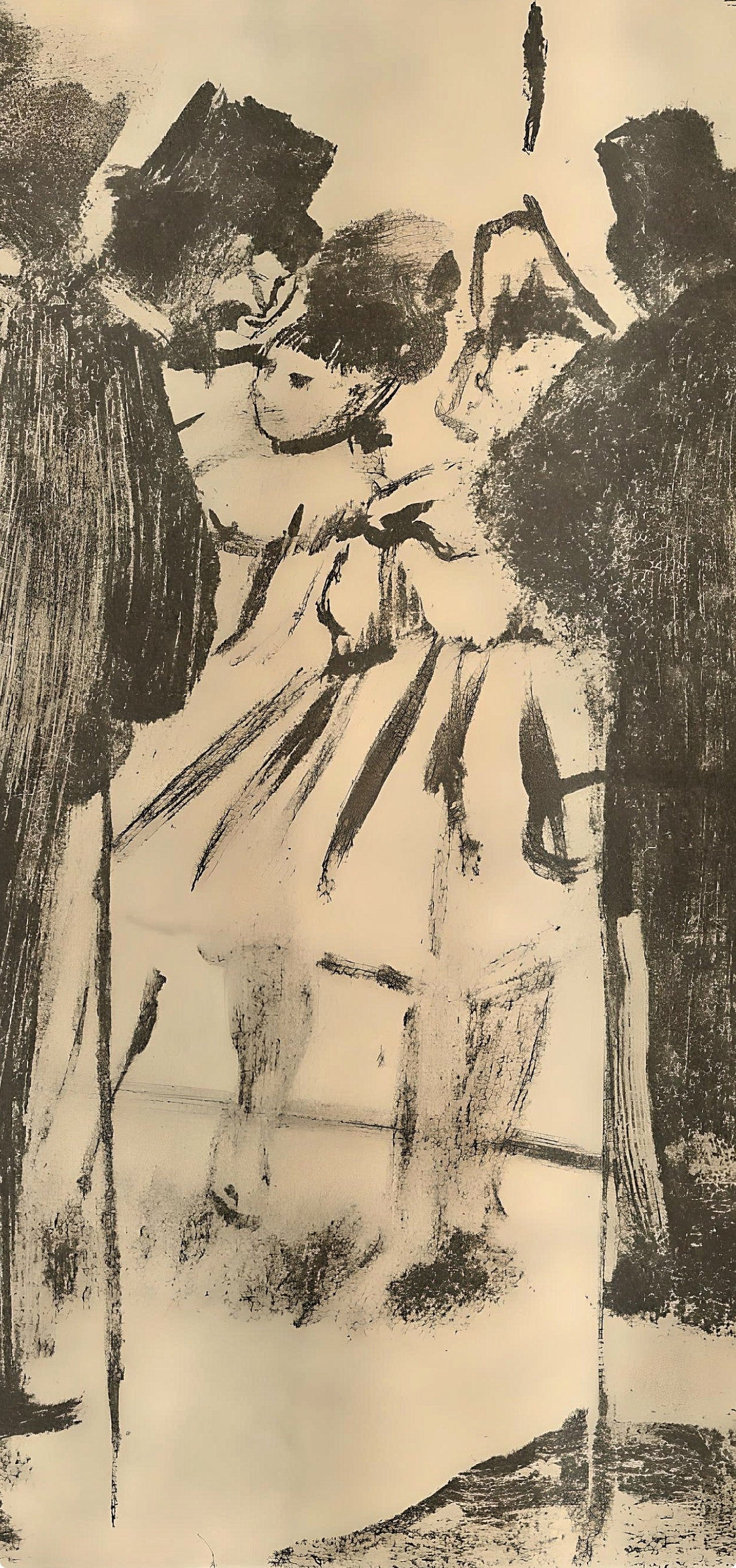 Edgar Degas, Famille Cardinal, E. Degas Monotypes, Monotype