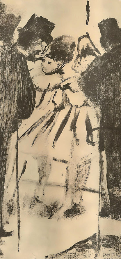 Edgar Degas, Famille Cardinal, E. Degas Monotypes, Monotype
