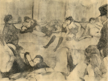 Edgar Degas, Au Salon, E. Degas Monotypes, Monotype