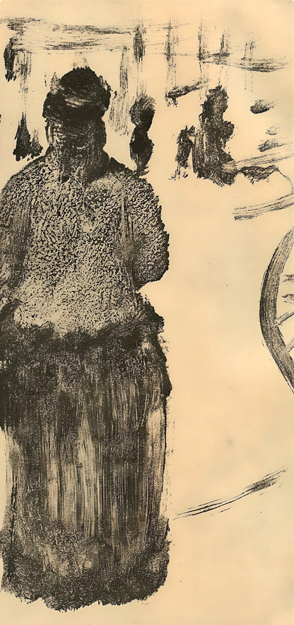 Edgar Degas, Famille Cardinal, E. Degas Monotypes, Monotype